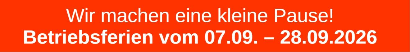 Betriebsferien